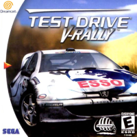 Test Drive V-Rally Sega Dreamcast US box art